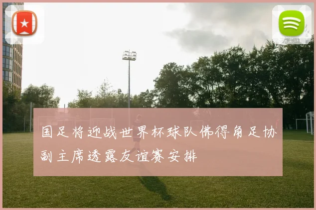 国足将迎战世界杯球队佛得角足协副主席透露友谊赛安排